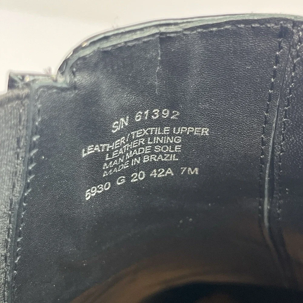 Tory Burch Jessa 45MM Lug Sole Chelsea Boots Perfect Black 61392 Size 7M